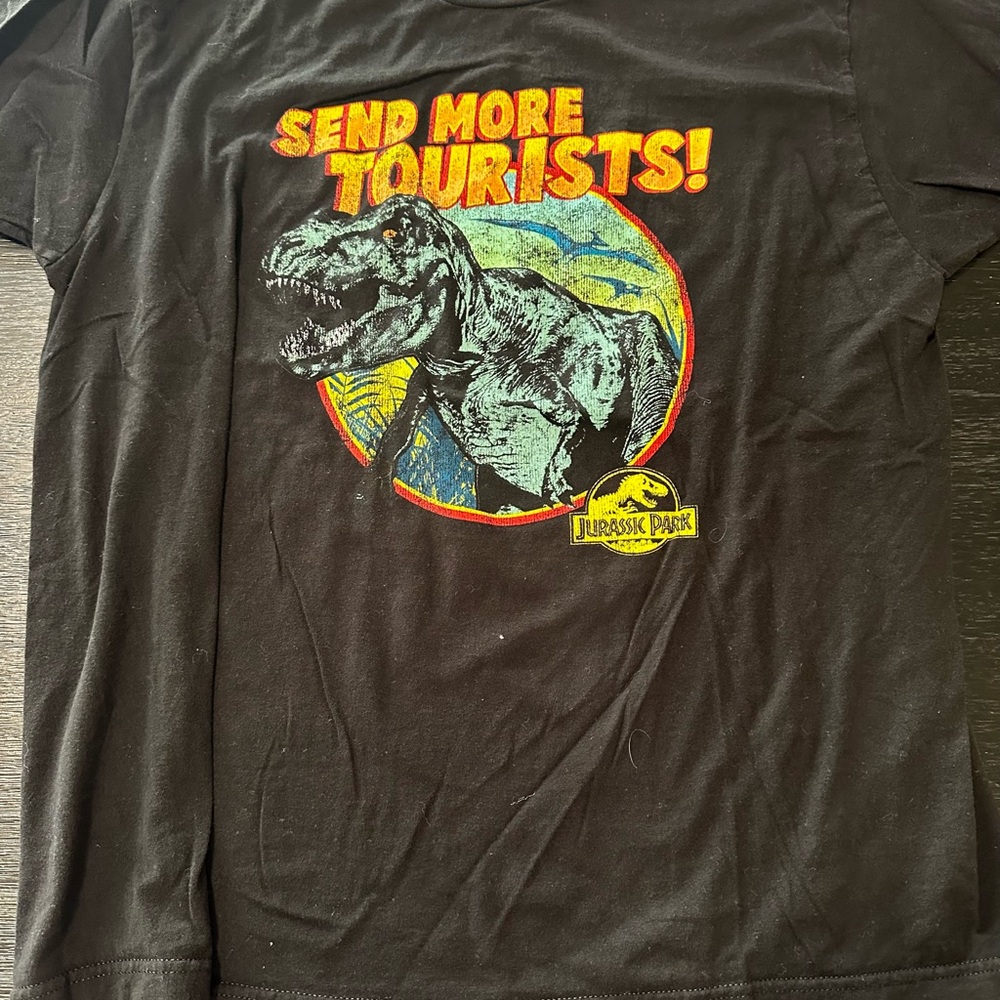Jurassic Park Black Graphic T-Shirt